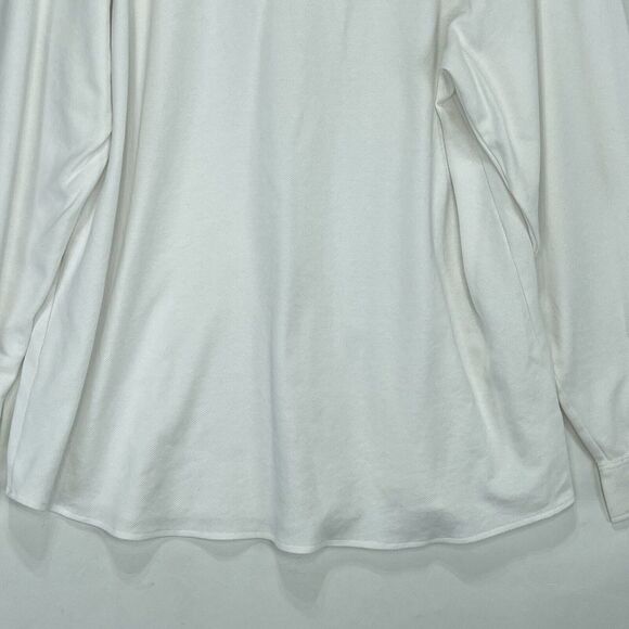 Steve & Barrys Mens XXL Shirt Cotton Blend Button Down White Office Work - Picture 8 of 16